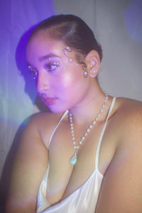 Larimar Pearls Necklace