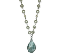 Load image into Gallery viewer, Larimar Pearls Necklace
