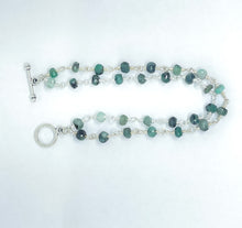 Load image into Gallery viewer, Double Emerald Bracelet
