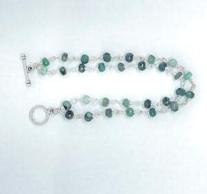 Double Emerald Bracelet
